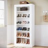 Hommoo 6-Tier Shoe Storage Rack White - 2 of 4
