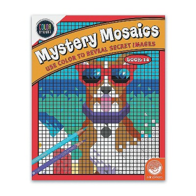 MindWare Color By Number Mystery Mosaics: Book 14 - Coloring Books