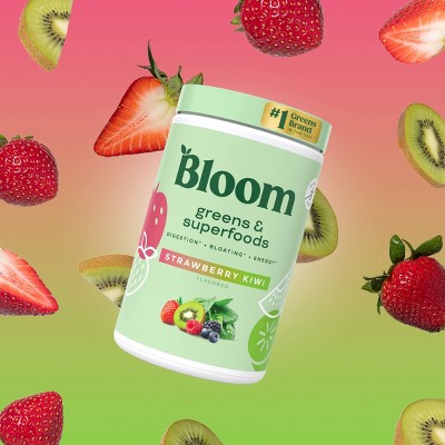 BLOOM NUTRITION Greens and Superfoods Powder - Strawberry Kiwi - 25 ct_3