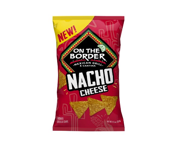 On The Border Nacho Cheese Tortilla Chips - 9.5oz