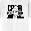 The Office CPR Certified Men's White Short Sleeve Tee Shirt - 2 of 3