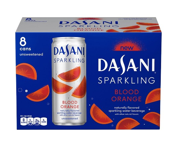 Dasani Sparkling Blood Orange - 8pk/12fl oz Cans