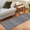 Washable Geometric Living Room Rugs, Indoor Farmhouse Non Slip Bedroom Carpet, Large Stain Resistant Dining Room Rugs - 2 of 4