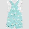 Carter's Just One You® Baby Girls' Floral Top & Bottom Set Blue/White - image 3 of 4