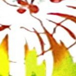 upside down palm red