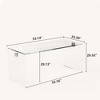 Gaoyangjiaju 53.14 Inch Tempered Glass Desk for Home Office - 2 of 4