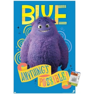 Trends International IF (Imaginary Friends) - Blue Anything's Possible Unframed Wall Poster Prints - 1 of 4