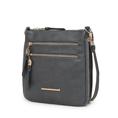 MKF Collection Angelina Crossbody Shoulder Women's Handbag Vegan Leather Purse by Mia K