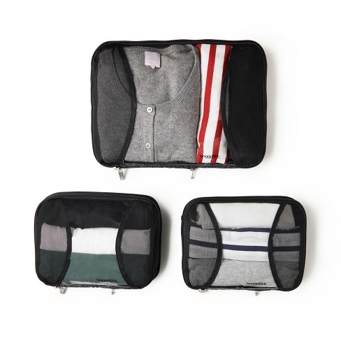 Clear Packing Cubes for Carry-on (4PC Set) - Transparent PVC