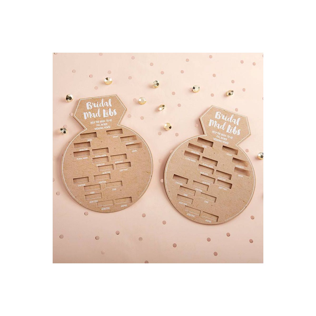 50ct Bridal Shower Game Cards - thumbnail 2