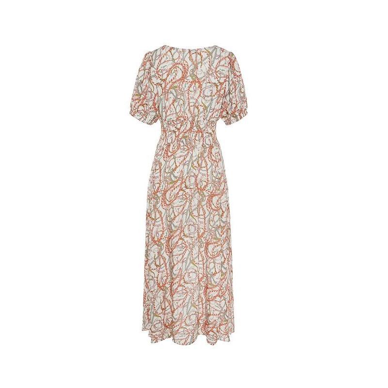 LASCANA Women's Printed Puff Sleeve Maxi Dress Sundress Summer, 5 of 7