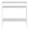Matte White Side Table - Henn&Hart - 4 of 4