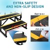 Portable Step Stool with Handrail, Non-Skid Tape Pool Ladder for RV, Travel Traile, Camper Stairs for Indoor and Outdoor Use, Ground Pool Access - 2 of 4
