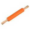 Unique Bargains Silicone Smooth Wooden Handle Non-Stick Kitchen Rolling Pin - 3 of 4