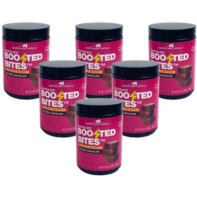 Brooklyn Born Chocolate Milk Chocolate Boosted Bites Magnesium - 6 containers, 5.29 oz each
