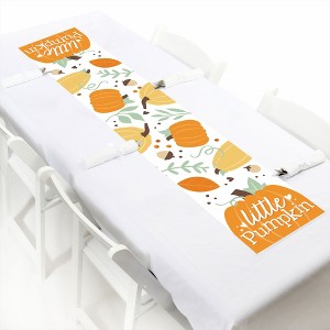 Big Dot of Happiness Little Pumpkin - Petite Fall Birthday Party or Baby Shower Paper Table Runner - 12 x 60 inches - 1 of 4
