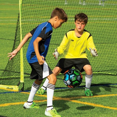 Franklin Size 4 Black and Neon Rubber Soccer Ball