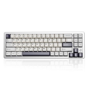 MaseiKar AL71 75% Mechanical Keyboard,Full Aluminum CNC,Hot Swappable Gasket,2.4GHz Wireless BT5.0/USB-C Wired,NKRO Programmable RGB Backlight - 1 of 4