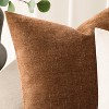 LISM Throw Pillow Covers 2-Pack Chenille Decorative Pillowcases Accent Cushion Cover for Home - 2 of 4