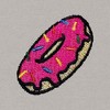 Dalix Donut Embroidered Hoodie Fleece Sweatshirt Zip Front Mens - 2 of 4