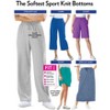 Woman Within Women's Plus Size Petite Sport Knit Capri Pant - 3 of 4