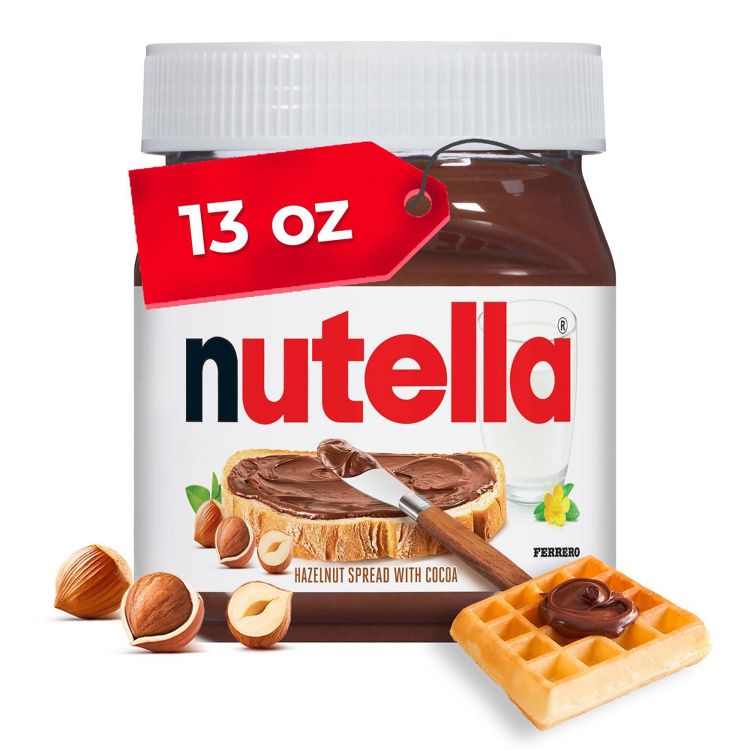 Nutella Chocolate Hazelnut Spread - 13oz: Gluten-Free, No Artificial Colors, 1 of 7