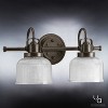 Urban Ambiance Luxury Luxe Industrial Bath Fixture,  8-3/4"H x 17"W,  Fashion Bronze Finish, UHP2041 - 3 of 4