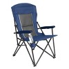 High Back Heavy Duty Lawn Chair Support 250Lbs, Portable Collapsible Chair With Cup Holder, Camping Chair Folding For Outdoor-Cuddlewood - 2 of 4