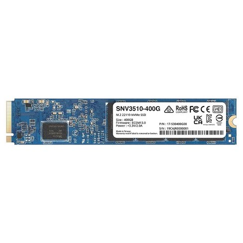 Synology Snv3000 400gb M.2 22110 Pcie Nvme Internal Ssd 