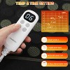 32x21 Inches Far Infrared Heating Pad, 6 Heat Levels Electric Tourmaline Heating Pad with 3 Timer Settings and Auto Shut Off for Back Neck Shoulders - 3 of 4