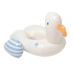 Sunnylife: Sid The Seagull Tube Pool Ring - Inflatable Bird Shaped Float - 1 of 4