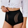 Women's In Control Black Shapewear Bottoms - Cupshe - 4 of 4
