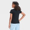 Girls' Short Sleeve Ribbed T-Shirt - Cat & Jack™ - 2 of 3