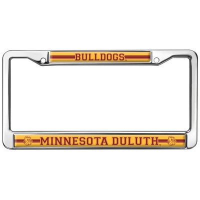Minnesota Duluth Bulldogs Design Full Size Standard License Plate Metal Frame