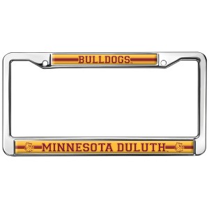 Minnesota Duluth Bulldogs Design Full Size Standard License Plate Metal Frame - 1 of 4