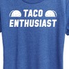 Women's - Instant Message - Taco Enthusiast Short Sleeve Graphic T-Shirt - 2 of 4