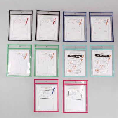 10ct Dry Erase Pocket - Bullseye's Playground™