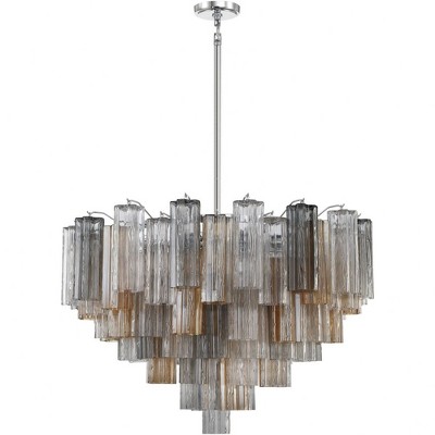 Crystorama Lighting Addis 16 - Light Chandelier in  Polished Chrome