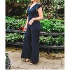 Women's Angel Sleeve Jumpsuit - APRICOT - 2 of 4