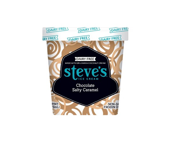 Steve's Ice Cream Chocolate Salty Caramel Dairy Free - 16oz