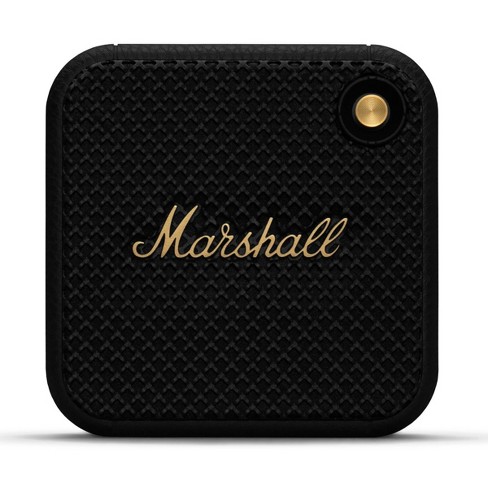 & : Speaker Portable Marshall Black - Bluetooth Brass Willen Target Bluetooth