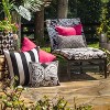 Outdoor/Indoor Herringbone Over-Sized Rectangular Throw Pillow Set of 2 - Pillow Perfect - 4 of 4