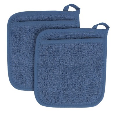 John Ritzenthaler Co. Terry Pocket Mitt Pot Holder, Set of Two