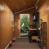 MOEPISY 8x4 FT Heavy-Duty Metal Storage Shed with Double Doors, Windows & Ventilation - 2 of 4