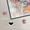 Art Remedy Doll Memories - Secret Green Floral Colorful Pastel Abstracts Framed - 4 of 4