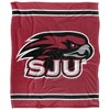 Saint Josephs University Primary Logo Stripes Silky 50x60 Blanket, 1 Sided - 2 of 4