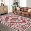 Area Rug Washable Living Room Rug, Soft Vintage Boho Non-Slip Non-Shedding Printed Floor Rugs for Kitchen Dining Bedroom - 2 of 4
