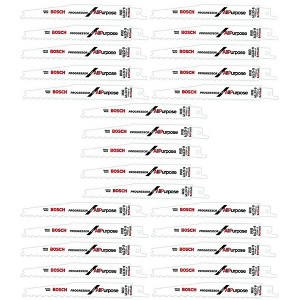 Bosch RPRAP6 (25 Pack) 6-Inch 6/12 TPI Wood Cutting Reciprocating Saw Blades # RPRAP6B-25PK - 1 of 3