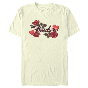 Men's Fender Valentine Hearts and Roses T-Shirt