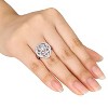 EVERLY JEWELRY |Sterling Silver 1.42 CT TGW Cubic Zirconia Fashion Ring - 3 of 4